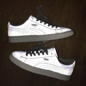 Puma Basket Classic Reflective Men Sz. 8/Women 9.5